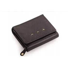 Resim Saban Cüzdan Gerçek Deri Çok Gözlü, Fermuarlı, Kartlık Bölmeli 