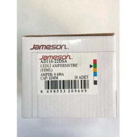 Resim Jameson Ledli Ampermetre (Yeşil) 