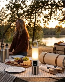 Resim Diğer Outdoor Kamp Feneri Usb Şarjlı Yüksek Parlaklık Güç Ekranlı Led Aydınlatma 
