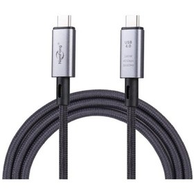 Resim Polham 1MT USB 4.0 240W Thunderbolt Type-C to Type-C Şarj, Data ve 8K 60Hz Görüntü Aktarım Kablosu 