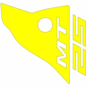 Resim Yamaha Yamaha Mt-25 Uyumlu Sarı Siperlik Sticker Set 