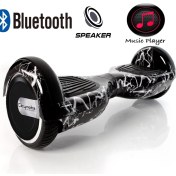 Resim Citymate Elektrikli Kaykay Hoverboard Bluetooth Hoparlörlü 6.5 Inch Akıllı Dengeli Grafiti Desenli 