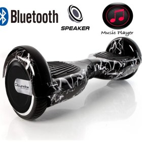 Resim Citymate Elektrikli Kaykay Hoverboard Bluetooth Hoparlörlü 6.5 Inch Akıllı Dengeli Grafiti Desenli 
