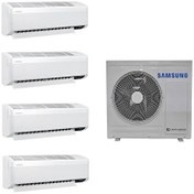 Resim Samsung Wind Free Multi 1+4 AJ100TXJ5KH/EA 9+12+12+24 İç 10 Kw Dış Ünite Klima 