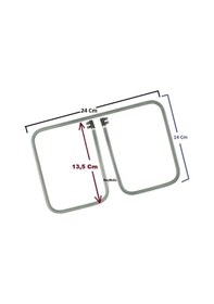 Resim Arzum Uyumlu 900 Watt Tost Makinesi Rezistansı , Seri Bağlantı Rezistans Ölçü 24 X 14 Cm 