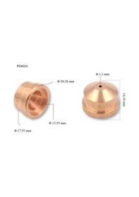 Resim Trafimet Cb 100 - Cb 150 1,3mm Plazma Kesim Memesi Pd0026-13 