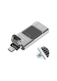 Resim Powermaster Pm-16238 8gb Otg Flash Bellek 4ın1 Lightning Type-c Usb-a Micro-usb Apple Uyumlu iOS Android Pc Uyuml 1 Adet 