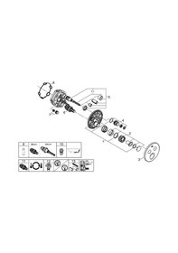 Resim Grohe Grohtherm Smartcontrol Çift Valfli Akış Kontrollü Ankastre Termostatik Duş Bataryası - 29119Gn0 