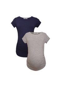 Resim Luvmabelly Myra2017 2010 Hamile Tshirt Seti-çok Renkli 