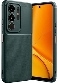 Resim Hnrlıshp Newface Vivo Y29 4g Auto Focus Karbon Kapak - Koyu Yeşil 