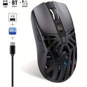 Resim Besthome1 Hxsj 3 Mod Kablosuz Mouse Şarjlı Pil Seviye Göstergeli 6 Tuşlu Siyah Diğer 