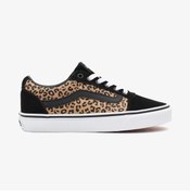 Resim Vans Ward Leopard Kadın Siyah Sneaker 