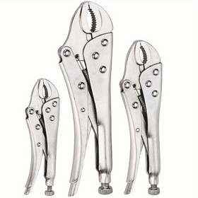 Resim Vise-Grip, Ağır Hizmet Tipi Çok Fonksiyonlu Kilitli Pense - 12.7/17.78/25.4 cm, Ahşap İşleri & Kaynak Tamirleri için Ayarlanabilir Metal Yüz Kelepçesi 