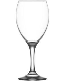 Resim LAV Empire Cam Goblet 6'lı 455 ml Ayaklı (Şarap Kadehi , Kokteyl Bardağı) 