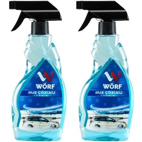 Resim WÖRF Araba Oto Cam Buz Çözücü Sprey Eko Seri Buzlanma Önleyici Sprey 500 ml 2 Adet 