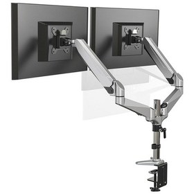 Resim Digitus DA-90353 Universal Gaz Yaylı Çift Masa Tutucu Monitör Kolu 