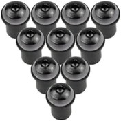 Resim Xindoker Motosiklet Ve Atv Cam Koruma Fiksasyon Seti - M5x16mm Paslanmaz Çelik Vida, Kauçuk Somun Ve Yıkama - Siyah 10 Adet 