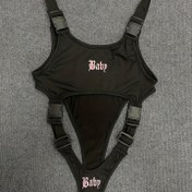 Resim Kadınların Seksi Yazlık Delikli Harf Baskılı Kırpılmış Bodysuit - Ayarlanabilir Askılar, Sırtı Açık Tasarım, Kolsuz Rahat Tulum, Seksi Bodysuit, Sırtı Açık Moda, Sırtı Açık Tasarım, Çiçek Desenli Üst 
