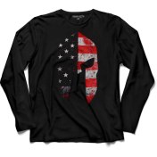 Resim Kendim Seçtim Spartan Helmet Kask Shaped 300 Spartalı Uzun Kollu Tişört Baskılı Çocuk T-Shirt 