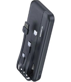 Resim 10000 Mah Micro Type-c Usb Lightning 4 Kablolu Hızlı Kablosuz Şarj Powerbank Çok Renkli 