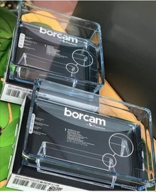 Resim Premium Ikili Kare - Dikdörtgen Borcam Tepsi Seti Fma99930 Fma05050 056oa 059oa 215 Şeffaf 