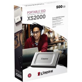 Resim Kingston SXS2000/500G 500 GB 2000 MB/S USB 3.2 Type-C Taşınabilir SSD 