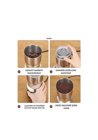 Resim Elektrikli Kahve Ve Baharat Öğütücü Çelik Öğütücü Değirmen Ev Tipi Diğer 