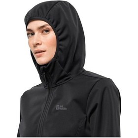 Resim Jack Wolfskin Windhain Hoody W Kadın Ceket-siyah Siyah 