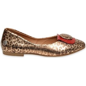 Resim Mammamia D25ya-7225 Günlük Leopar Kadın Babet LEOPAR 