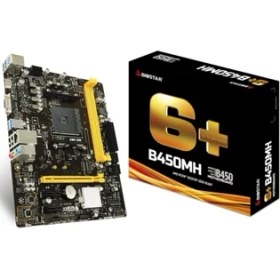 Resim Biostar B450MH Ddr4 S+V+Gl Am4 (Matx) 