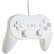 Resim Beyaz-klasik Oyun Denetleyicisi Pad Konsol Joypad Nintendo Wii Ikinci Nesil Klasik Kablolu Oyun Denetleyicisi Oyun Uzaktan Pad 