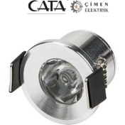 Resim Enseb Cata Ct 5270 1,5 W Yıldız LED Spot Satin Kasa 6400K Beyaz Işık 