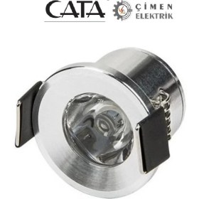 Resim Enseb Cata Ct 5270 1,5 W Yıldız LED Spot Satin Kasa 6400K Beyaz Işık 