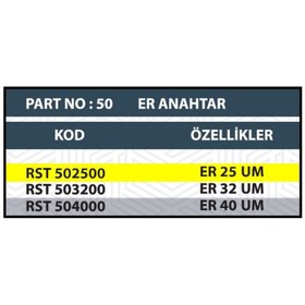 Resim Resiste Er25 Pens Anahtarı 