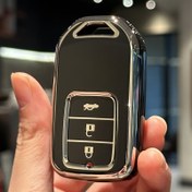 Resim TPU Anahtar Kılıf Kapak Kabuk for HONDA Accord, Civic, CRV, HRV, Pilot, City Koruyucu Kapaklar 