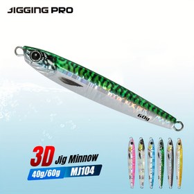 Resim JIGGING PRO 3D UV Baskılı Metalik Yem - GT, Sandre, Levrek için Yavaş Düşen Yüksek Yansıtıcı Jigging Kaşığı - 40g/60g Okyanus ve Tatlısu Balıkçılığı Yemleri Gerçekçi Balık Pul Tasarımı (Karışık Renkler), UV Baskı Deseni, Canlı Renk Bitimi, Hassas İşlenmiş Yem, Profesyonel Balıkçılar İçin 