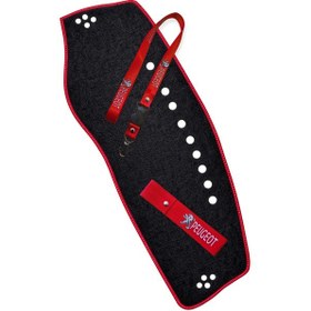 Resim Peugeot 301 Uyumlu Torpido Kaplama Koruma Halısı & Oto Ayna Askısı & Tampon Çeki İpi 