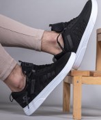 Resim Riccon Erkek Sneaker 001222 Siyah Siyah Beyaz 