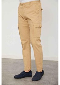 Resim Cazador 0012 Erkek Kargo Pantolon Bej 001 