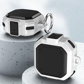 Resim GPACK Samsung Galaxy Buds Pro uyumlu Kulaklık Kılıfı Tank Çift Renk Koruma SF11 Beyaz 