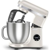 Resim Karaca Mastermaid Chef Ultra D2000W Dijital Ekranlı Hamur Yoğurma Makinesi Shadow Gray 7L 