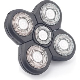Resim 1pcs Yedek Tıraş Makinesi Kafa Elektrikli Tıraş Makinesi 5 Kesici Yüzen Kafa Su Geçirmez Paslanmaz Çelik Bıçak (Yurt Dışından) 