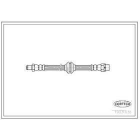 Resim CORTECO 19031636 Fren Hortumu On BMW 7 730 Ld 01- (555Mm) (WE765144) 