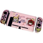 Resim Jzcat Nintendo Switch Bölünmüş Kılıf Oyun Teması Renkli Kılıf Sert Kılıf-a119 
