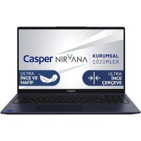 Resim Casper Nirvana X700.1235-8V00R-M-F Intel Core i5 1235U 15.6" 8 GB RAM 500 GB NVMe SSD W11Pro Laptop Casper