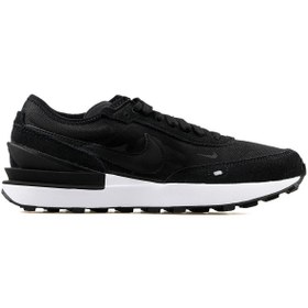 Resim Nike Waffle One Black Sneaker Unisex Günlük Spor Ayakkabı Siyah 