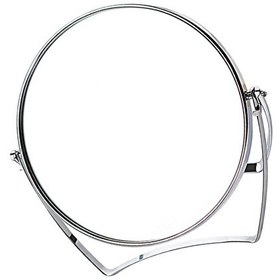 Resim Mithra Life Mini Boy Büyüteçli Çift Taraflı Krom Kaplama Masa Ofis Makyaj Aynası MIT1243 