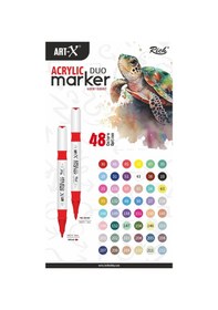 Resim Art-x Akrilik Marker Çift Taraflı Kalem 