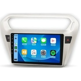 Resim Peugeot 301 Gri 2012-2022 6gb Ram 64gb Hafıza 8 Çekirdek Carplay Kamera Android Multimedya 9" 