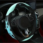 Resim Honeybeeshop Yeni Araba Direksiyon Kılıfı Camgöbeği Evrensel Spor Dört Mevsim İç Halka Kılıf Film Camgöbeği 